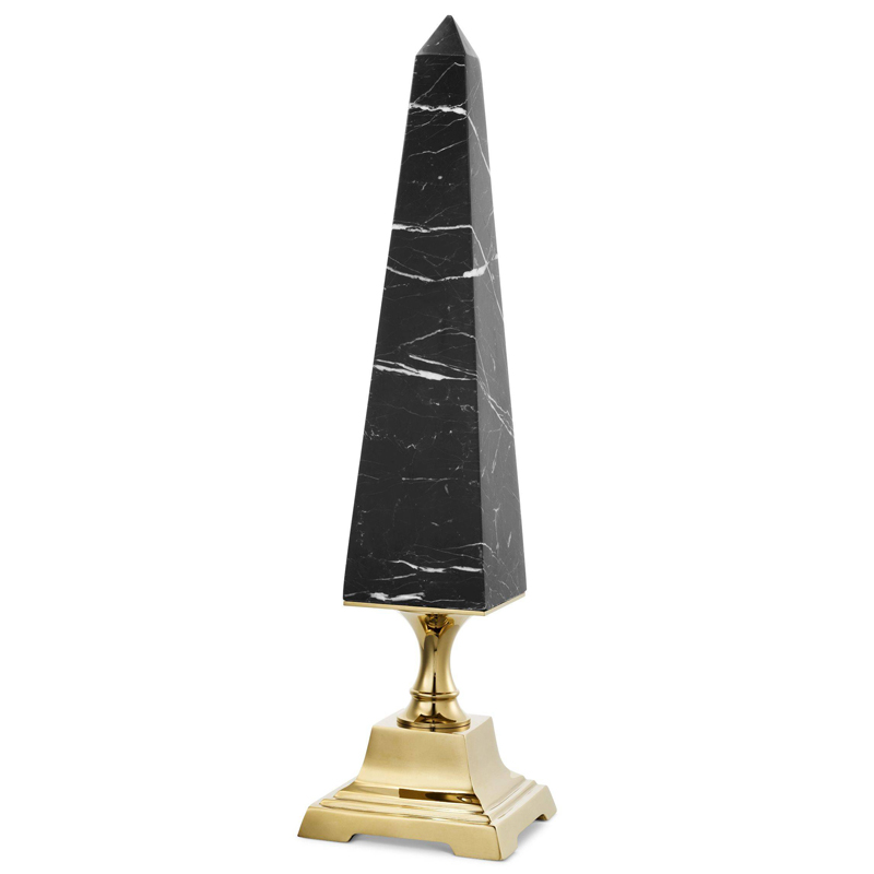 Аксессуар Eichholtz Obelisk Layford L Черный Мрамор Nero Глянцевое золото Аксессуар Eichholtz Obelisk Layford L Черный Мрамор Nero Глянцевое золото в Рязани | Loft Concept