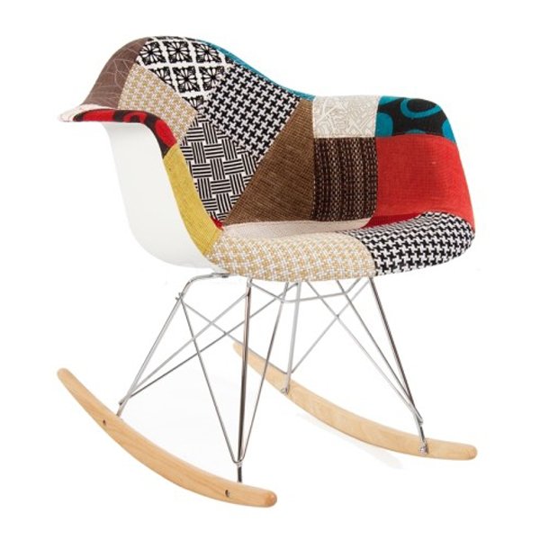 Кресло RAR Rocking Patchwork Мульти Кресло RAR Rocking Patchwork Мульти в Рязани | Loft Concept