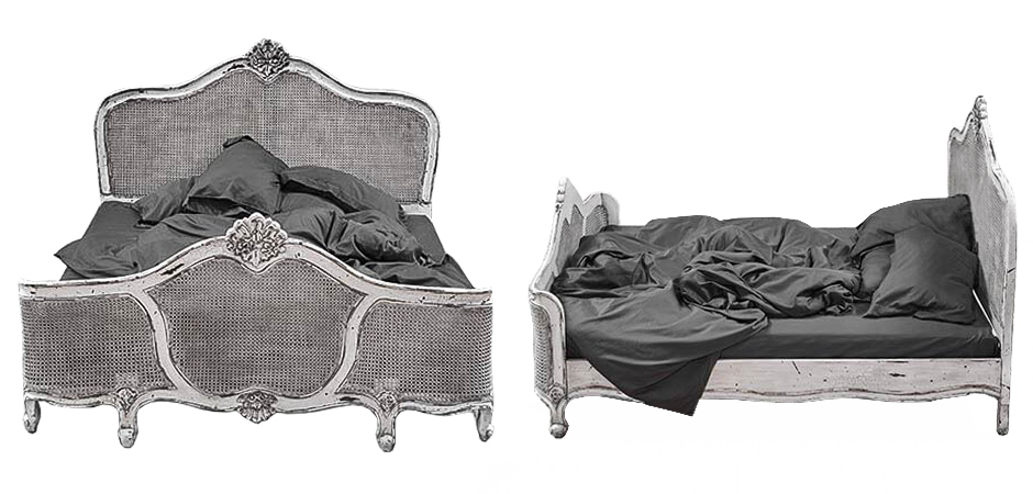 Кровать Wicker Bed White Кровать Wicker Bed White - Loft-Concept в Рязани