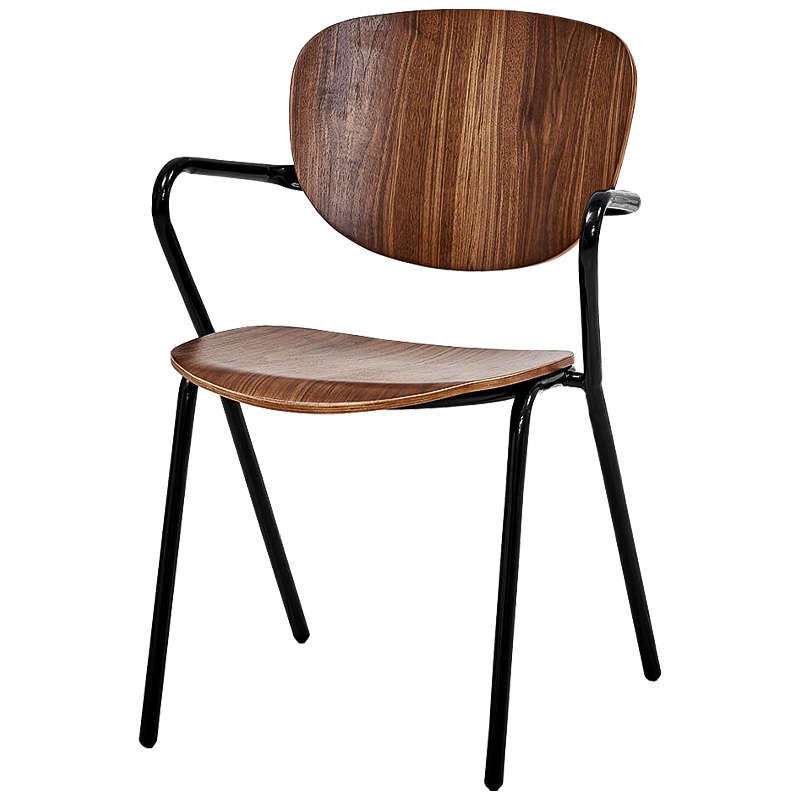 Стул Atol Loft Stool Черный Коричневый Стул Atol Loft Stool Черный Коричневый в Рязани | Loft Concept