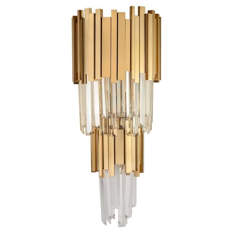 Бра Luxxu Modern Cascade Wall Lamp Gold 58 Золотой Прозрачное Стекло Бра Luxxu Modern Cascade Wall Lamp Gold 58 Золотой Прозрачное Стекло в Рязани | Loft Concept