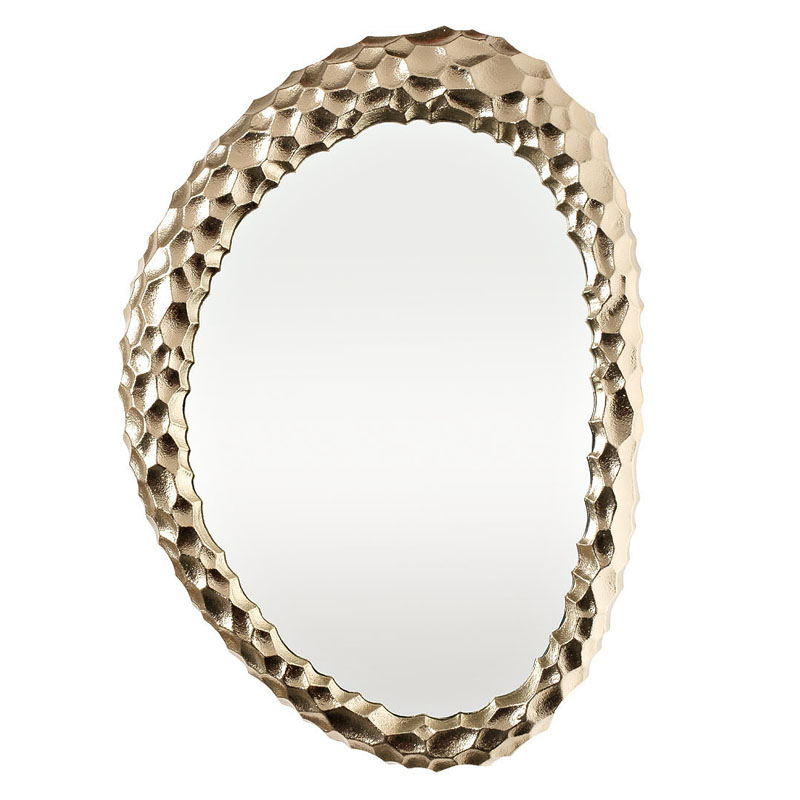 Зеркало Dragon Scales Mirror S Золотой Зеркало Dragon Scales Mirror S Золотой в Рязани | Loft Concept