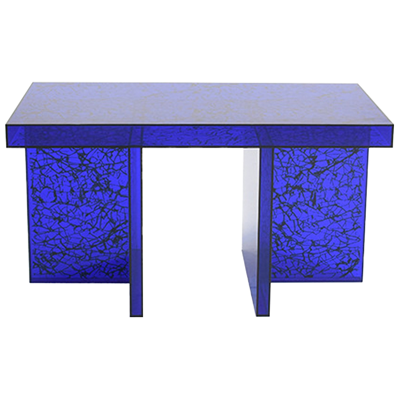 Кофейный стол Acrylic Blue Gerald Coffee Table Синий Черный Кофейный стол Acrylic Blue Gerald Coffee Table Синий Черный в Рязани | Loft Concept