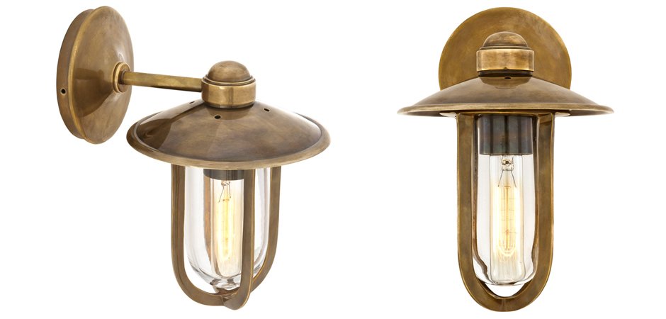 Бра Eichholtz Wall Lamp Seg Harbour Brass Бра Eichholtz Wall Lamp Seg Harbour Brass - Loft-Concept в Рязани