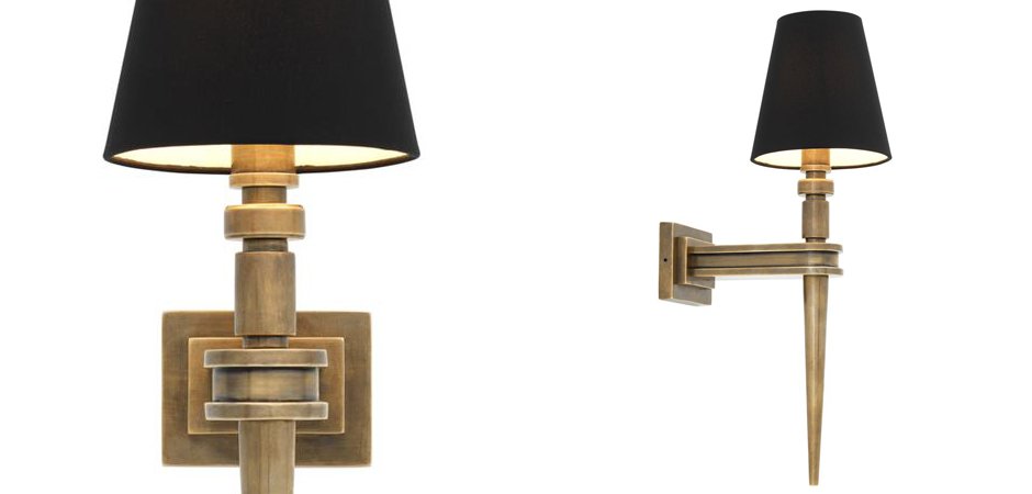 Бра Wall Lamp Waterloo Single Brass Бра Wall Lamp Waterloo Single Brass - Loft-Concept в Рязани