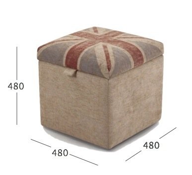 Пуф для хранения Jack Britannia Collection Пуф для хранения Jack Britannia Collection в Рязани