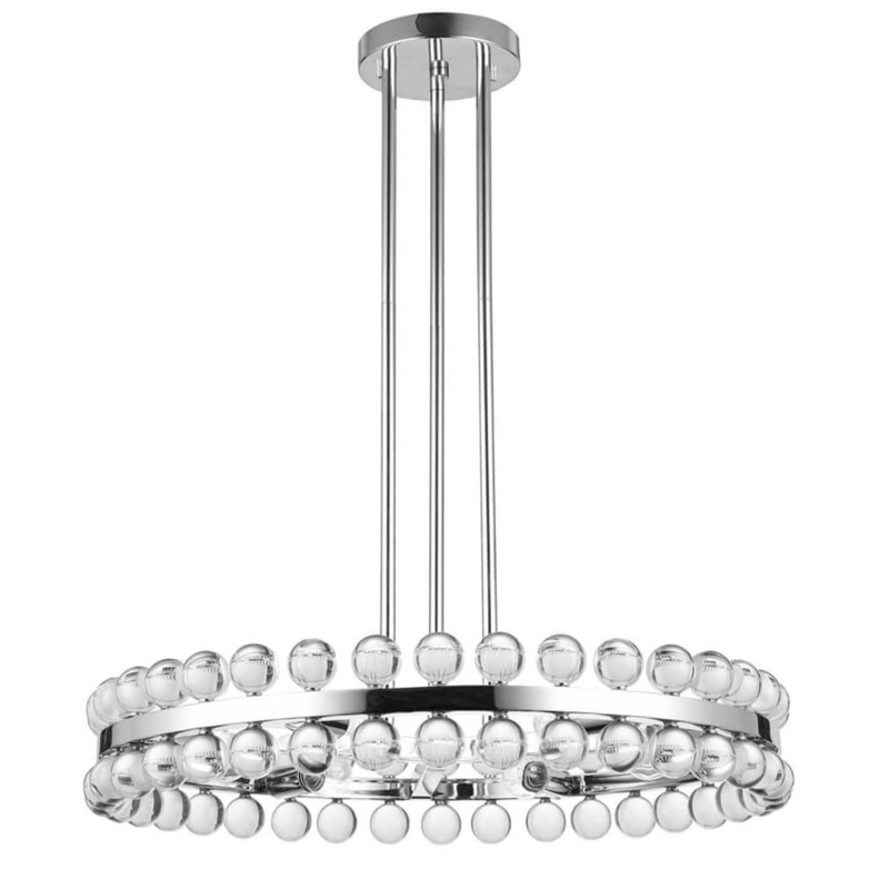 Sacramento Transparent Balls One Circle Chandelier Хром Прозрачный Sacramento Transparent Balls One Circle Chandelier Хром Прозрачный в Рязани | Loft Concept