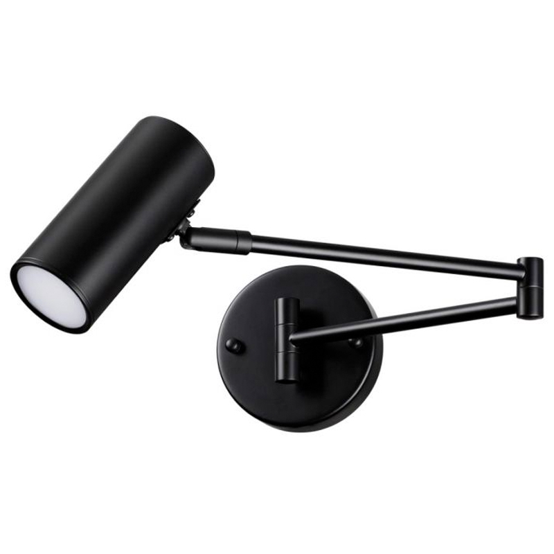 Черное бра поворотное Trumpet Wall Lamp Черный Черное бра поворотное Trumpet Wall Lamp Черный в Рязани | Loft Concept