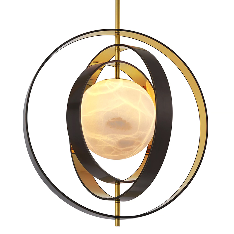 Люстра Eichholtz Chandelier Pearl Золотой Черный Люстра Eichholtz Chandelier Pearl Золотой Черный в Рязани | Loft Concept