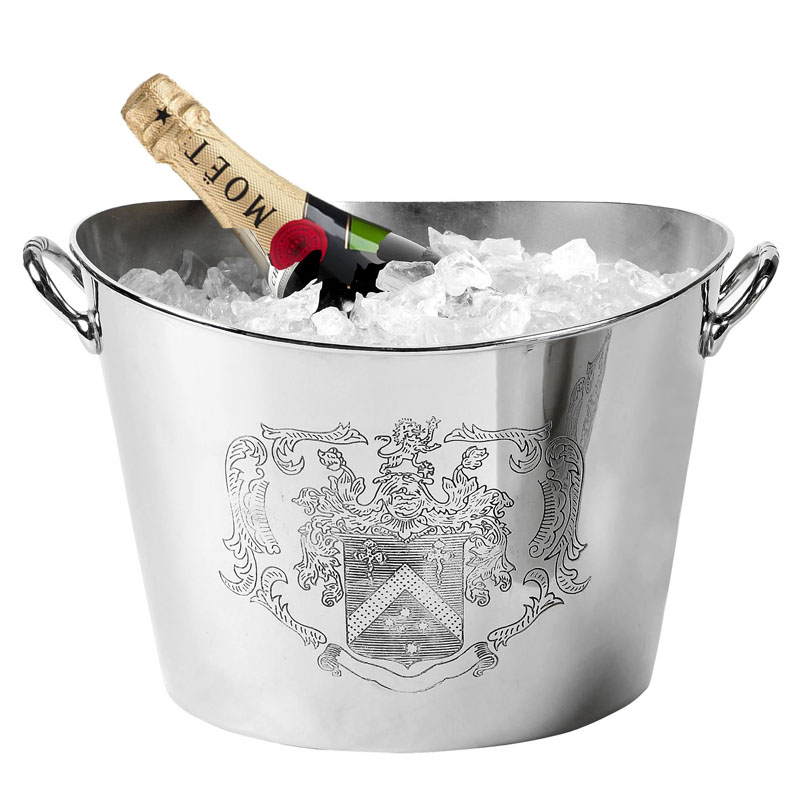 Ведерко для шампанского Eichholtz CHAMPAGNE COOLER MAGGIA Никель Ведерко для шампанского Eichholtz CHAMPAGNE COOLER MAGGIA Никель в Рязани | Loft Concept