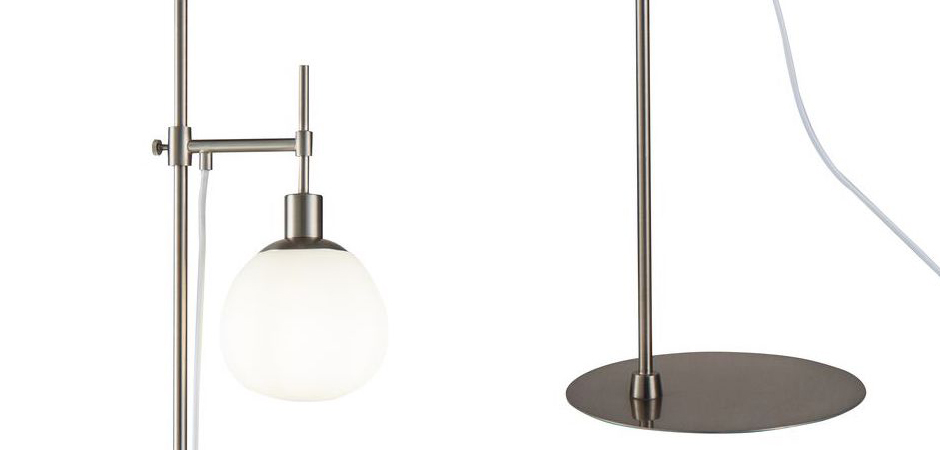 Торшер Tiepolo Ball Floor Lamp Nickel Торшер Tiepolo Ball Floor Lamp Nickel - Loft-Concept в Рязани