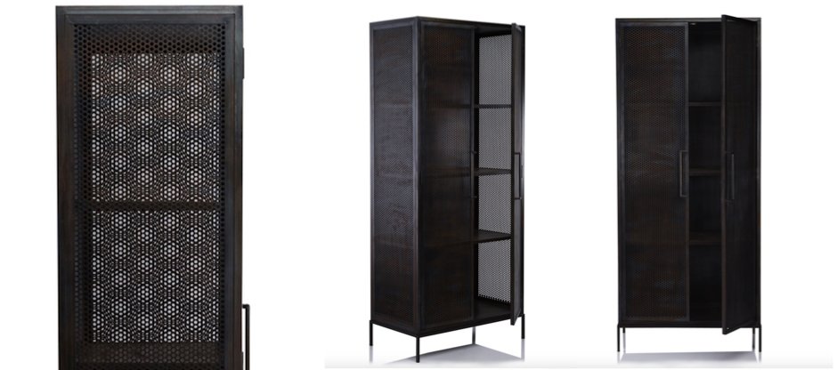 Шкаф Industrial Loft Dark Metal Tali Cabinet Шкаф Industrial Loft Dark Metal Tali Cabinet - Loft-Concept в Рязани