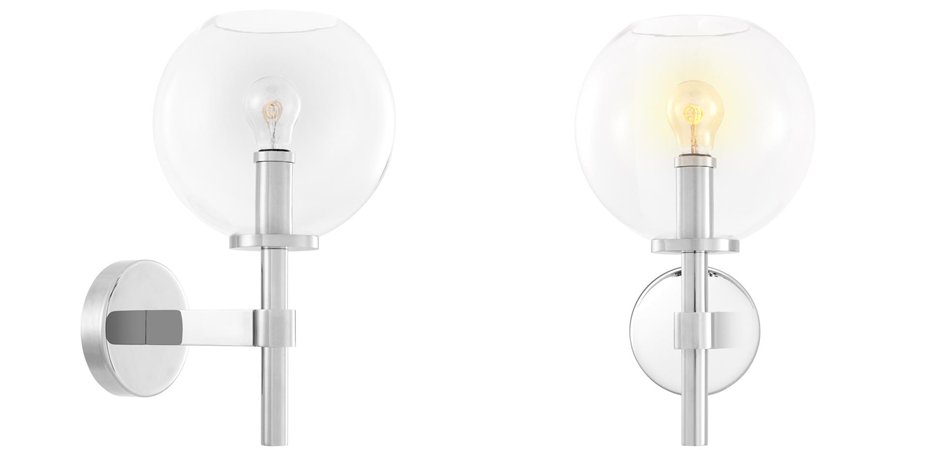 Бра Wall Lamp Jade Nickel Бра Wall Lamp Jade Nickel - Loft-Concept в Рязани