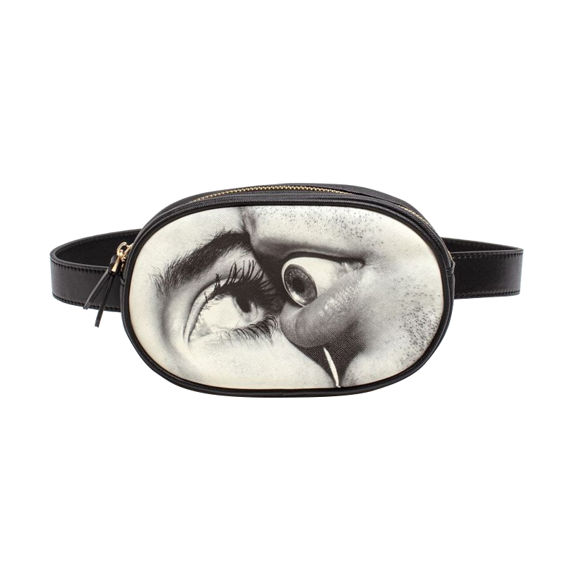 Поясная сумка Seletti Mout eyes Черный Серый Поясная сумка Seletti Mout eyes Черный Серый в Рязани | Loft Concept