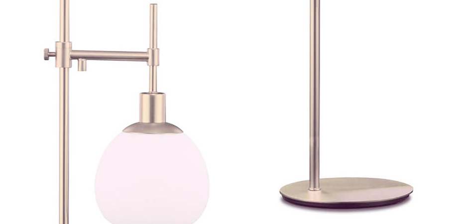 Настольная лампа Tiepolo Ball Table lamp nickel Настольная лампа Tiepolo Ball Table lamp nickel - Loft-Concept в Рязани