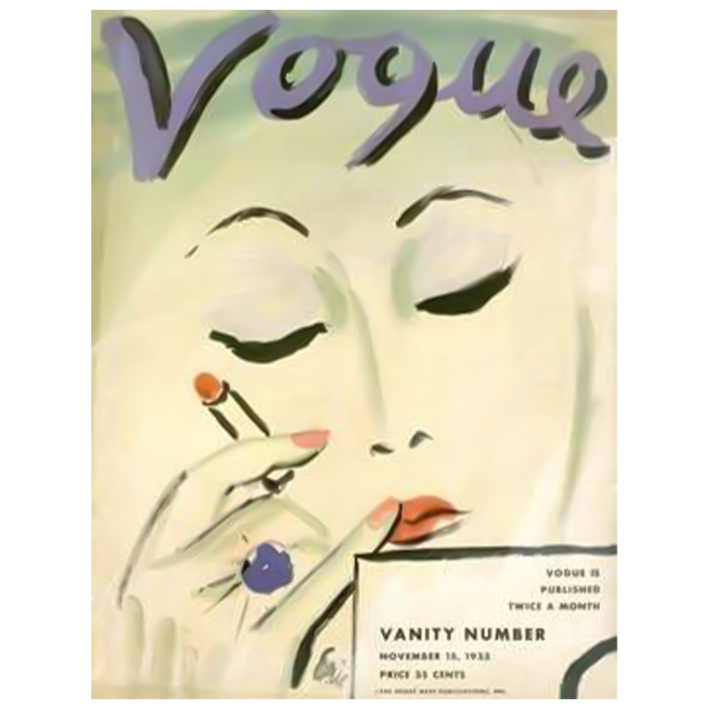 Постер Vogue Cover 1933 November Постер Vogue Cover 1933 November в Рязани | Loft Concept