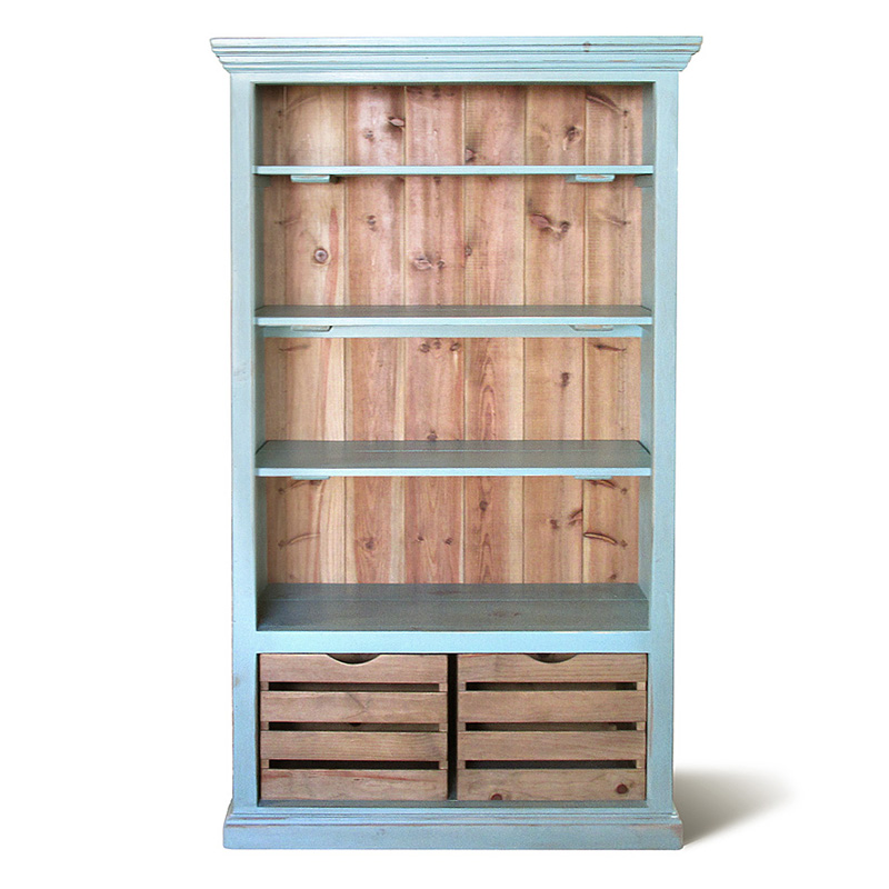 Стеллаж Villum Provence Rack Бирюзовый Стеллаж Villum Provence Rack Бирюзовый в Рязани | Loft Concept