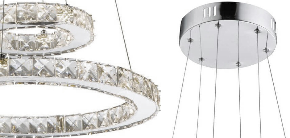 Люстра Crosshair Crystal Ring 2 Люстра Crosshair Crystal Ring 2 - Loft-Concept в Рязани