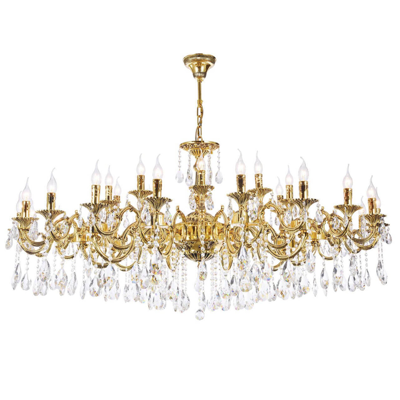 Люстра Stephanie Chandelier 154 Золотой Люстра Stephanie Chandelier 154 Золотой в Рязани | Loft Concept