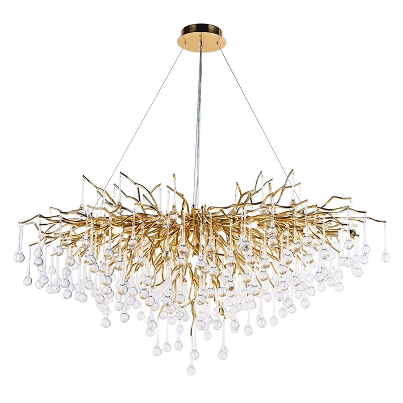 Люстра Большая Eucalyptus Gold Золотой Люстра Большая Eucalyptus Gold Золотой в Рязани | Loft Concept