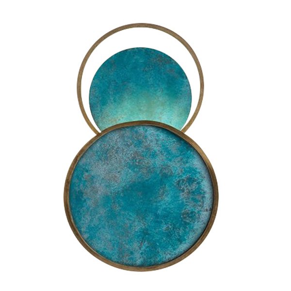 Бра Dimore Studio lampada 051 sconce Латунь Голубой Бра Dimore Studio lampada 051 sconce Латунь Голубой в Рязани | Loft Concept