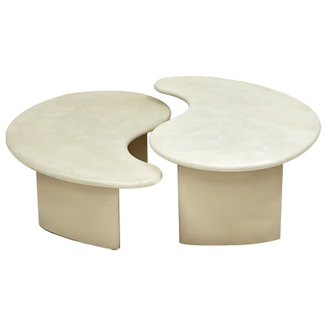 Набор кофейные столы Инь и Янь ivory ( слоновая кость ) Набор кофейные столы Инь и Янь ivory ( слоновая кость ) в Рязани | Loft Concept