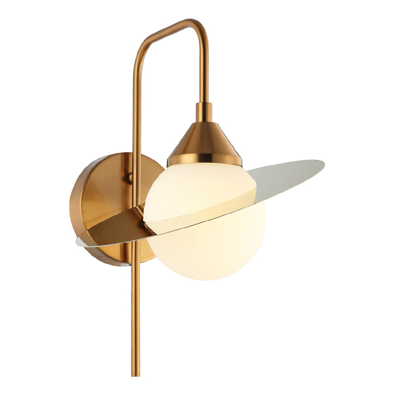 Бра Phainon Gold Wall Lamp Золотой Белый Бра Phainon Gold Wall Lamp Золотой Белый в Рязани | Loft Concept