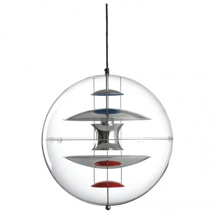 Люстра Verner Panton Vp Globe Прозрачный в Рязани | Loft Concept 