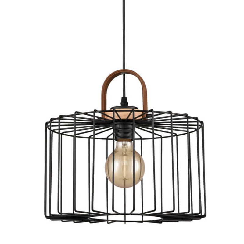 Подвесной светильник Cage Wire Color black D32 Черный Подвесной светильник Cage Wire Color black D32 Черный в Рязани | Loft Concept