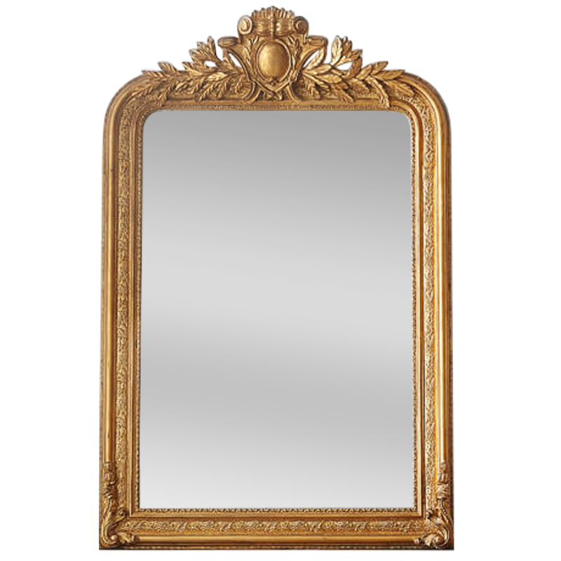 Зеркало Polastron Mirror Gold Винтажное Светлое Золото в Рязани | Loft Concept 