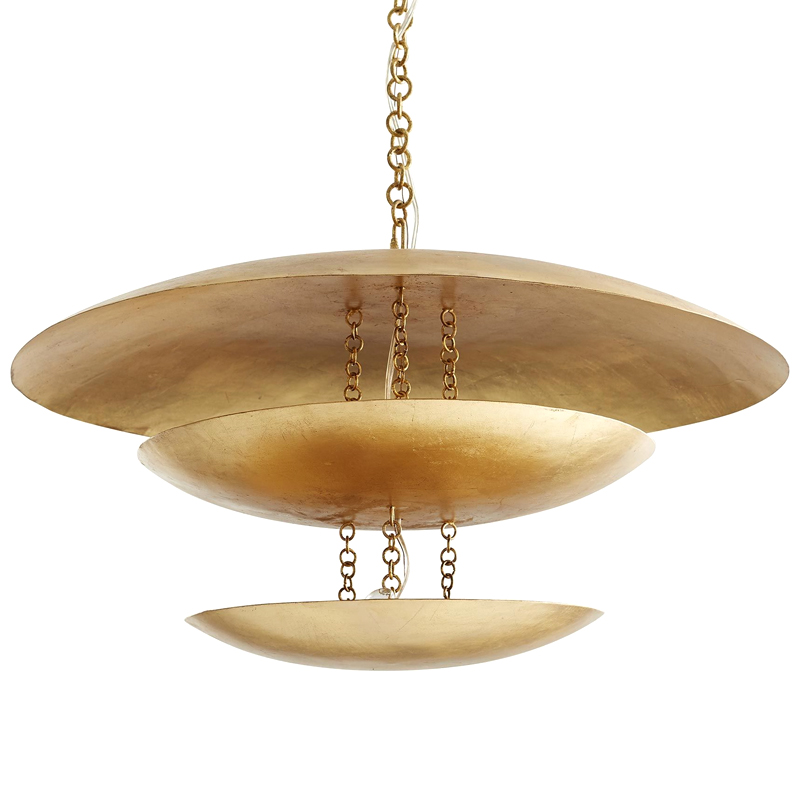 Подвесной Светильник Arteriors FLORKO CHANDELIER Золотой Подвесной Светильник Arteriors FLORKO CHANDELIER Золотой в Рязани | Loft Concept