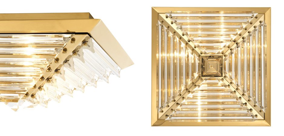 Потолочный светильник Eichholtz Ceiling Lamp Eden Gold Потолочный светильник Eichholtz Ceiling Lamp Eden Gold - Loft-Concept в Рязани