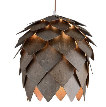 Подвесной светильник Crimea Pine Cone Brown Коричневый Подвесной светильник Crimea Pine Cone Brown Коричневый в Рязани | Loft Concept