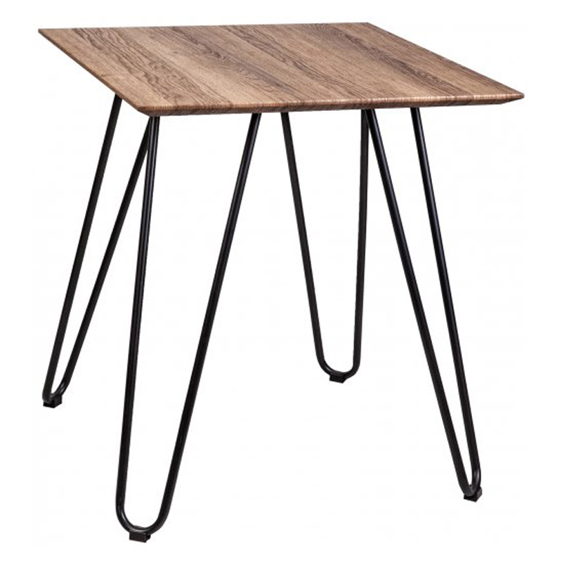 Приставной стол Matron Table square Черный Дуб темный Приставной стол Matron Table square Черный Дуб темный в Рязани | Loft Concept
