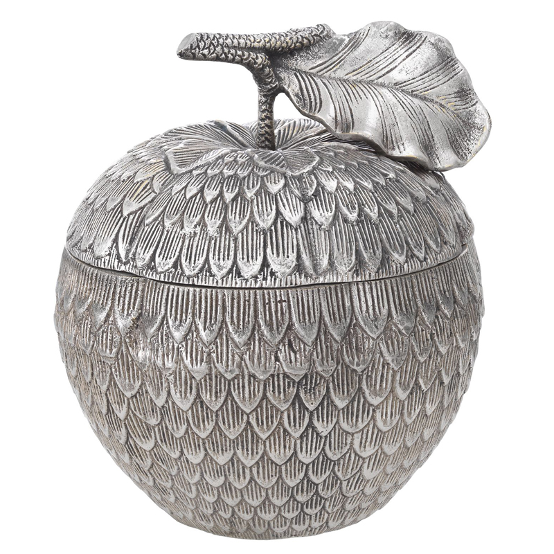 Шкатулка Eichholtz Box Custard Apple Silver Серебряный Шкатулка Eichholtz Box Custard Apple Silver Серебряный в Рязани | Loft Concept