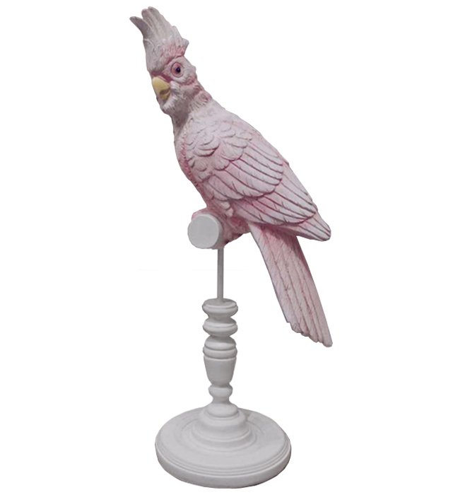 Статуэтка Pink Parrots Розовый (Rose) Статуэтка Pink Parrots Розовый (Rose) в Рязани | Loft Concept
