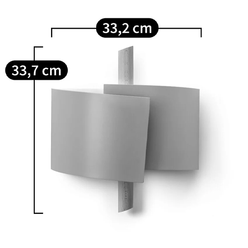 Бра из металла и дерева Ruell White Metal Wooden Wall Lamp Бра из металла и дерева Ruell White Metal Wooden Wall Lamp в Рязани