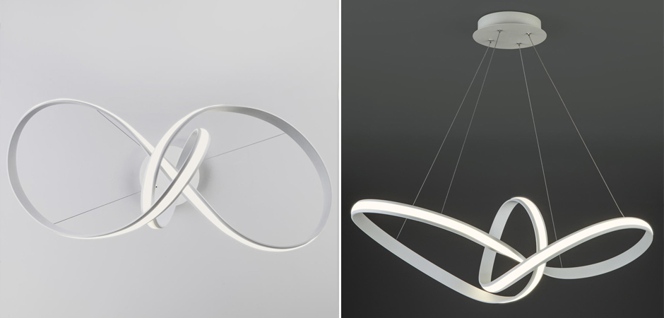 Люстра Mobius Strip White Chandelier Люстра Mobius Strip White Chandelier - Loft-Concept в Рязани