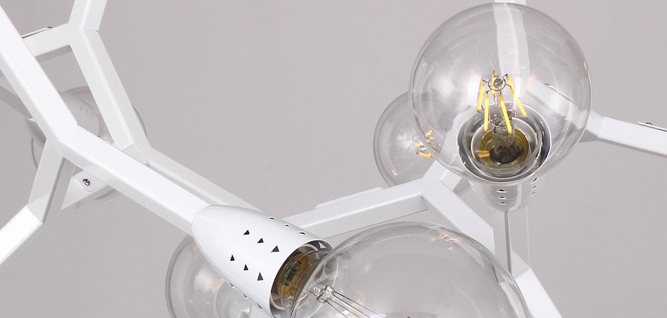 Люстра Polygon Chandelier 6 White Люстра Polygon Chandelier 6 White - Loft-Concept в Рязани