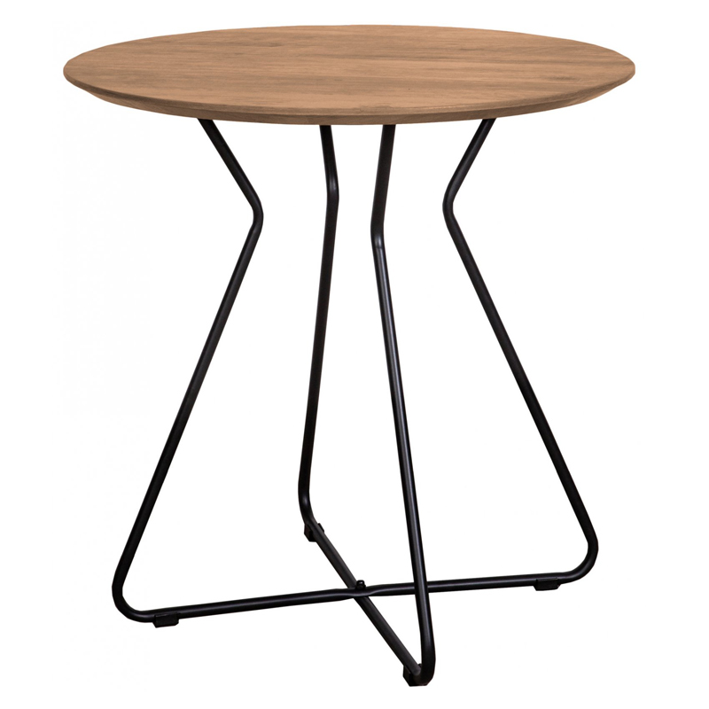 Приставной стол Matron Table round Черный Орех Приставной стол Matron Table round Черный Орех в Рязани | Loft Concept