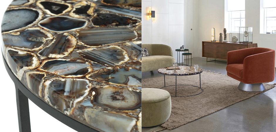 Стол кофейный Natural Agate Стол кофейный Natural Agate - Loft-Concept в Рязани