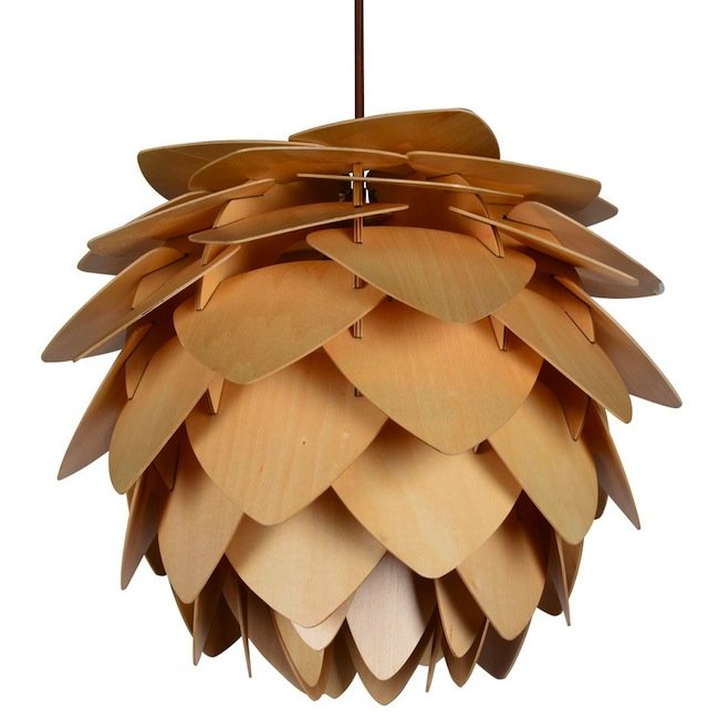 Люстра Pinecone Wooden Conia Береза Люстра Pinecone Wooden Conia Береза в Рязани | Loft Concept