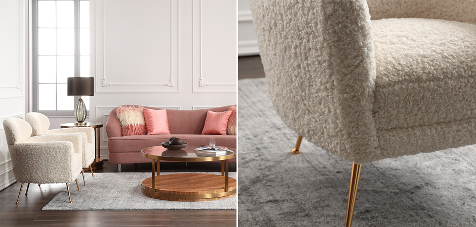 Кресло Milk Boucle Chair Кресло Milk Boucle Chair - Loft-Concept в Рязани