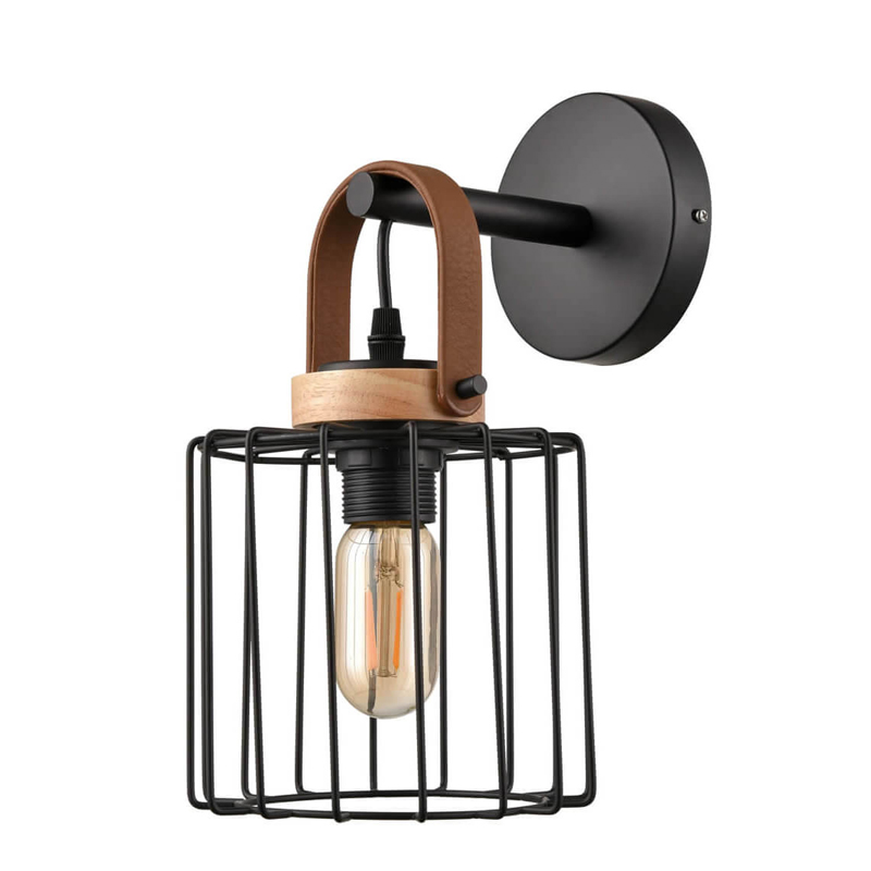 Бра Cage Wire Color Черный Бра Cage Wire Color Черный в Рязани | Loft Concept