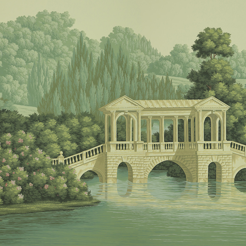 Обои ручная роспись English Landscape Verdoyant on scenic paper Обои ручная роспись English Landscape Verdoyant on scenic paper в Рязани | Loft Concept