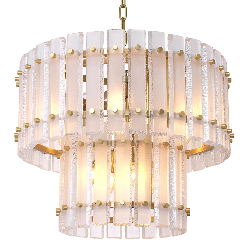 Люстра Eichholtz Chandelier Blason Латунь Прозрачный Люстра Eichholtz Chandelier Blason Латунь Прозрачный в Рязани | Loft Concept