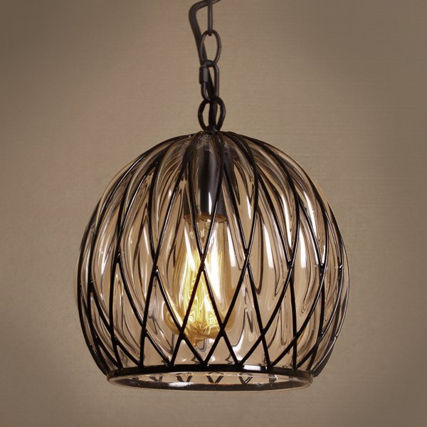 Подвесной светильник Metal Mesh and Glass Pendant I Подвесной светильник Metal Mesh and Glass Pendant I в Рязани | Loft Concept