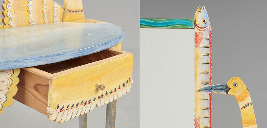 Туалетный Столик Painted Wood Dressing Table - Loft-Concept в Рязани