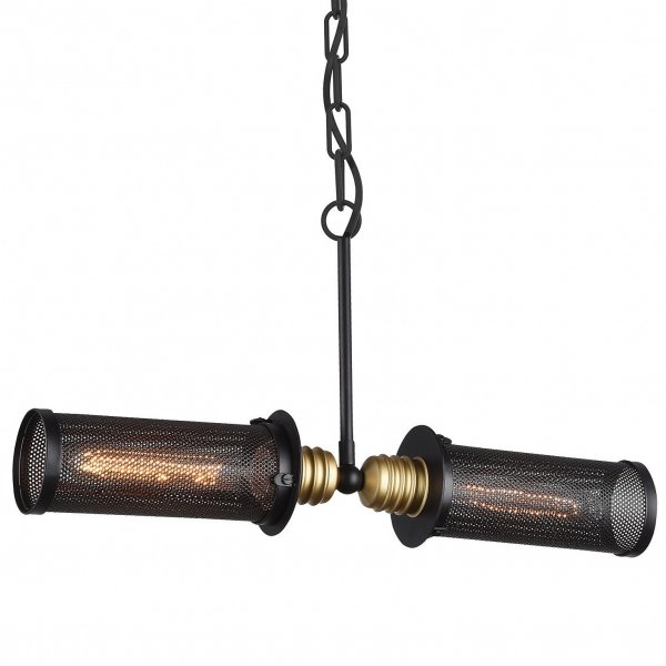 Люстра Nightwatch Pendant Double Черный Люстра Nightwatch Pendant Double Черный в Рязани | Loft Concept