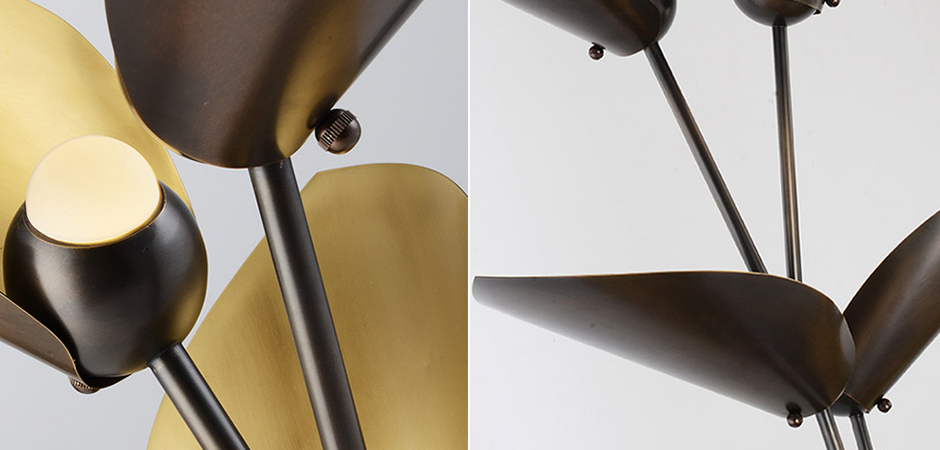 Дизайнерская люстра LAVRA 10 buds - фото №1